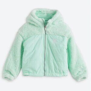 Little Girls Sherpa Nylon Jacket Size 6